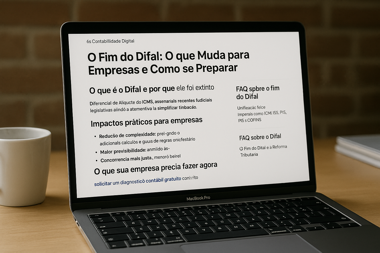 O Fim do Difal: O que Muda para Empresas e Como se Preparar - 6S ContabiSoluta | Contabilidade Estratégica e Consultiva - Contabilidade digital